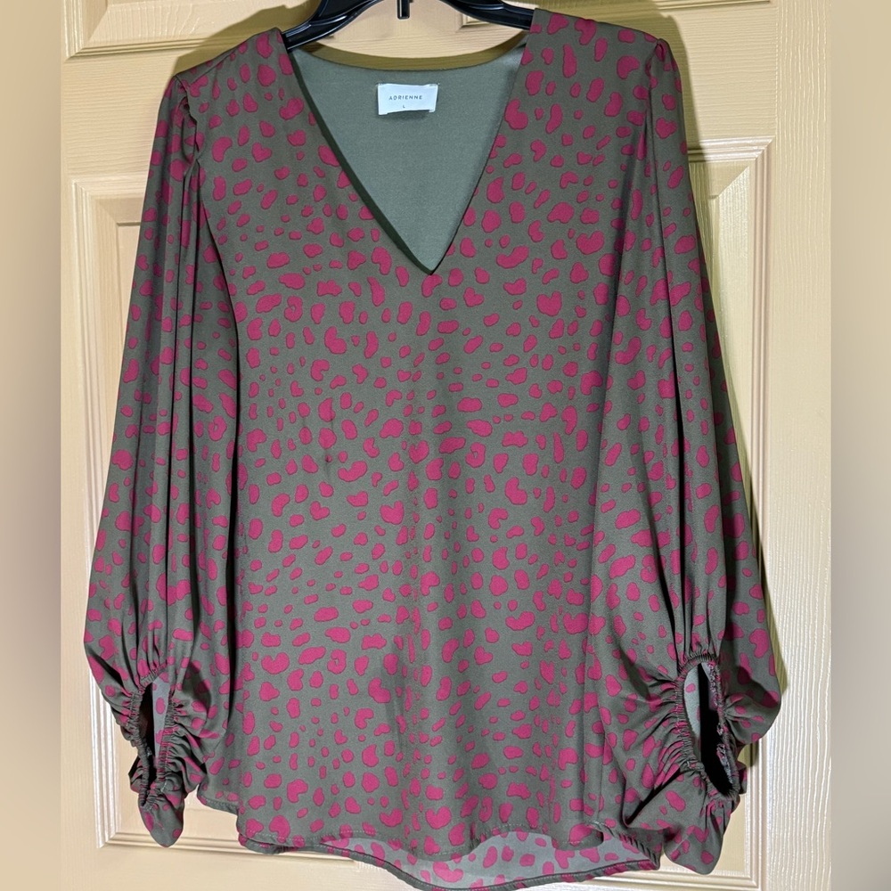 Flowy V-Neck Blouse